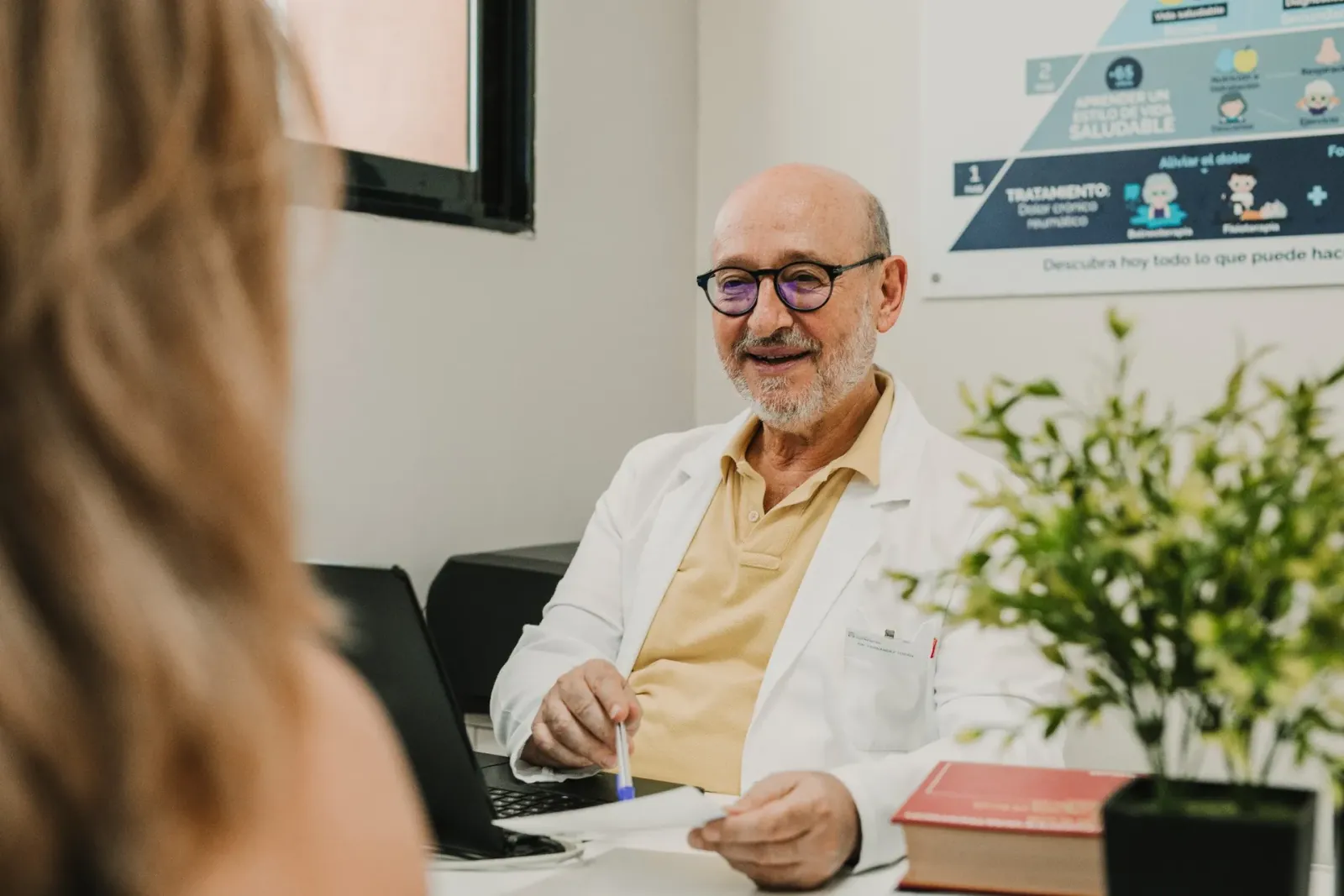 Consulta médica de longevidad